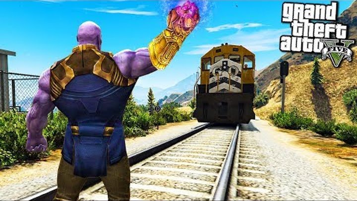 ТАНОС ПРОТИВ ПОЕЗДА ЭКСПЕРИМЕНТЫ В ГТА 5 МОДЫ! ОБЗОР МОДА В GTA 5! ИГРЫ ГТА ВИДЕО MODS смотреть онлайн ТАНОС ПРОТИВ ПОЕЗДА ЭКСПЕРИМЕНТЫ В ГТА 5 МОДЫ! ОБЗОР МОДА В GTA 5! ИГРЫ ГТА ВИДЕО MODS
