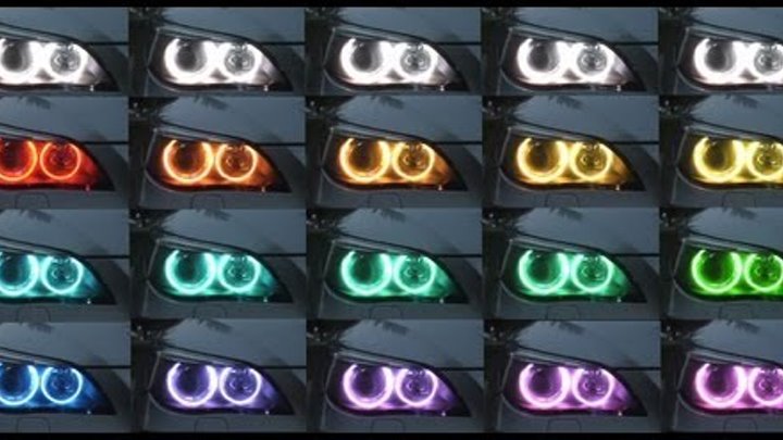 BMW E60 CHAMELEON EYES - MULTI COLOR ANGEL EYES BMW E60 CHAMELEON EYES - MULTI COLOR ANGEL EYES