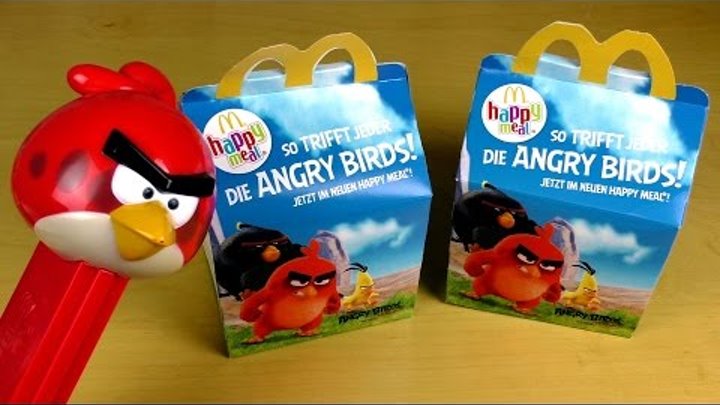 Happy Meal ANGRY BIRDS the Movie Unboxing Happy Meal ANGRY BIRDS the Movie Unboxing