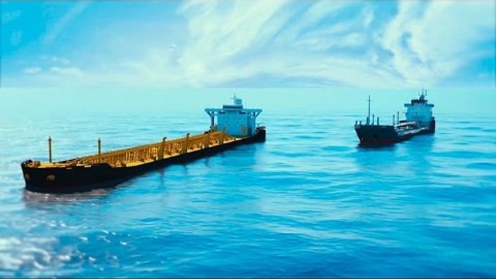 Анимационный ролик о транспортировке нефти для компании "ОНЕГО ШИППИНГ"