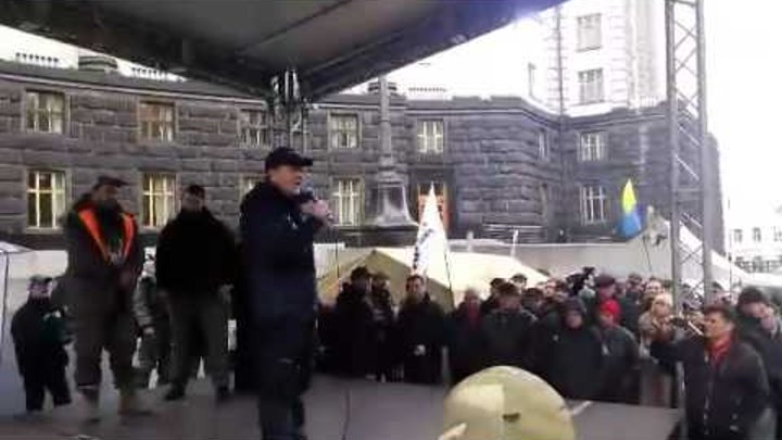 Виступ Олега Ляшка на Всеукраїнському Віче Тарифного Майдану