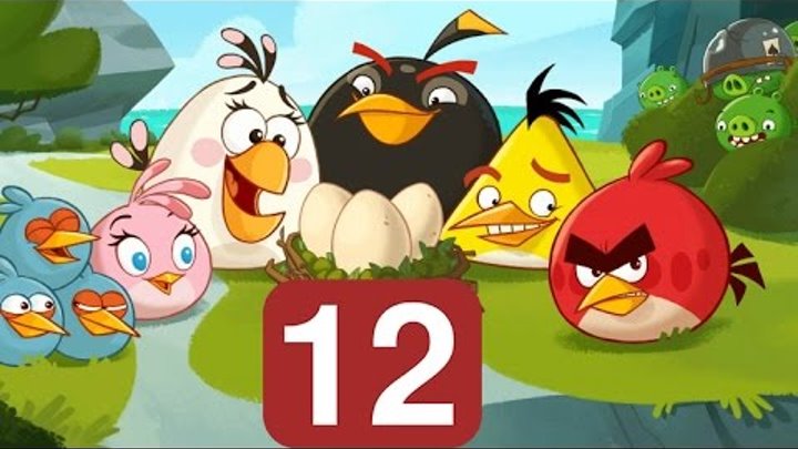 Angry Birds 2016 Epic прохождение #12 злые птички веселое видео для детей мультфильм