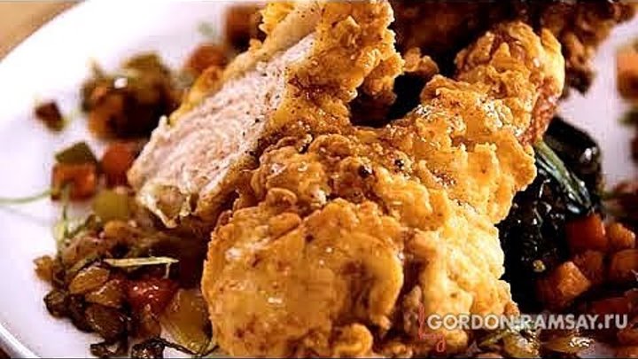 Курица жареная в пахте из передачи "Это все еда" (The F-Word ) Гордона Рамзи