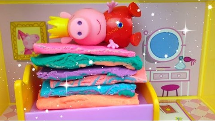 Свинка Пеппа - Мультфильм из игрушек - Принцесса на Горошине. Peppa Pig