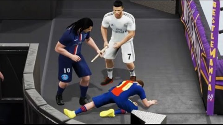 Cristiano Ronaldo se Pelea con Messi y Zlatan Ibrahimović - WWE 2K15 смотреть онлайн Cristiano Ronaldo se Pelea con Messi y Zlatan Ibrahimović - WWE 2K15