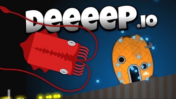 Deeeep.io - The Amazing Giant Squid! - New Animals! - Let's Play Deeeep.io Gameplay