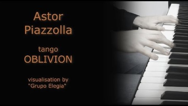 Astor Piazzolla - tango Oblivion / piano solo