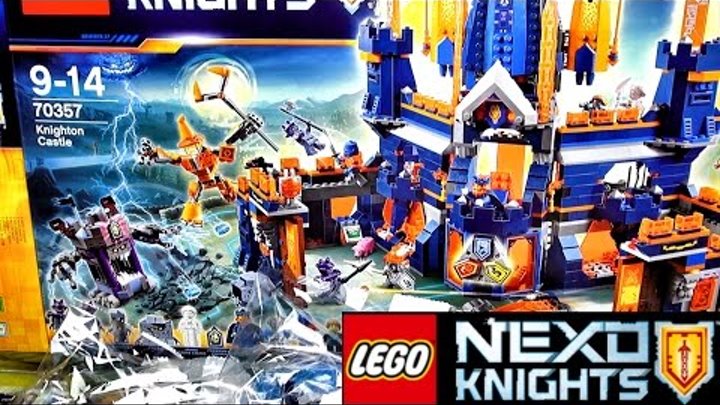 LEGO Nexo Knights 70357 Королевский замок Найтон Распаковка набора LEGO 2017 Knighton castle