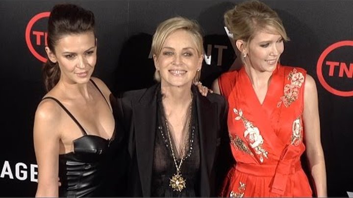 Sharon Stone, Olga Fonda, Carolyn Stotesbery // "Agent X" Red Carpet Premiere ARRIVALS Sharon Stone, Olga Fonda, Carolyn Stotesbery // "Agent X" Red Carpet Premiere ARRIVALS