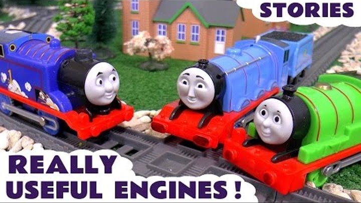 Thomas and Friends Useful Engines with Disney Cars Toys Play Doh Surprise Eggs Family Fun