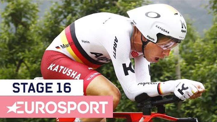 Giro d'Italia 2018 | Tony Martin Highlights | Stage 16 | Cycling | Eurosport