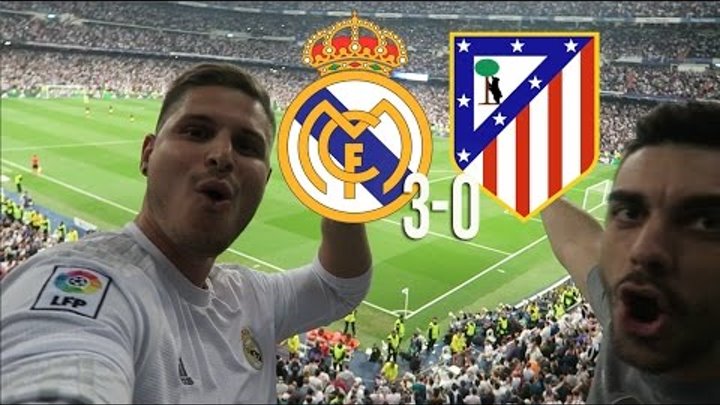REAL MADRID 3 - ATLETICO DE MADRID 0 | INCREIBLE NOCHE DE CHAMPIONS EN EL BERNABEU!!! | CACHO01