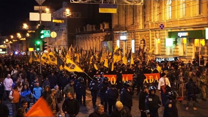 В честь Дня защитника Украины в Харькове прошел Марш Героев