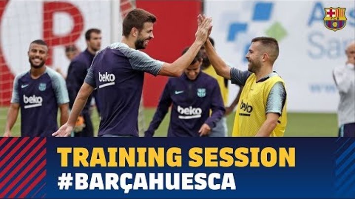 Back to training to prepare for Huesca’s first visit to Camp Nou