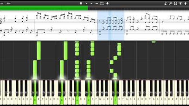 Sword Art Online 2 OPENING 1 - IGNITE PIANO TUTORIAL( 50% synthesia)