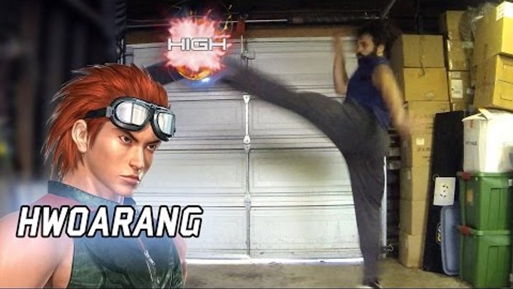 Tekken Seriously - Hwoarang's Move List in Real Life