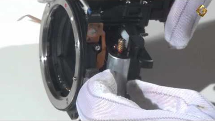Canon 50D - замена двигателя зеркала в фотоаппарате