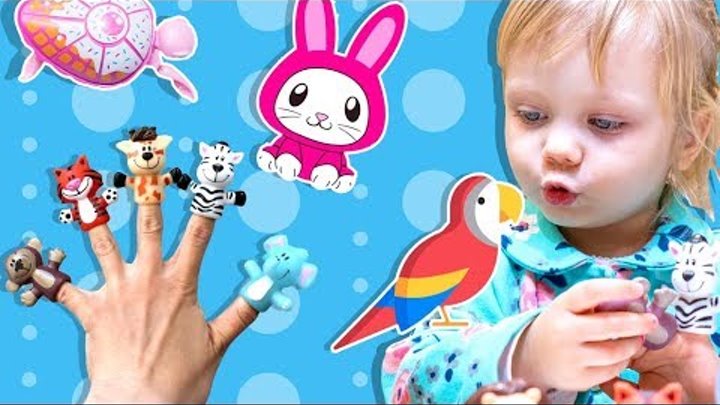 Animal Finger Family Songs | Contact zoo for kids | Let's Go To The Zoo | Animal Song for Kids
