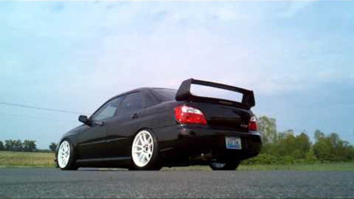 Blitz Nur Spec R on 2004 Subaru Impreza WRX STi