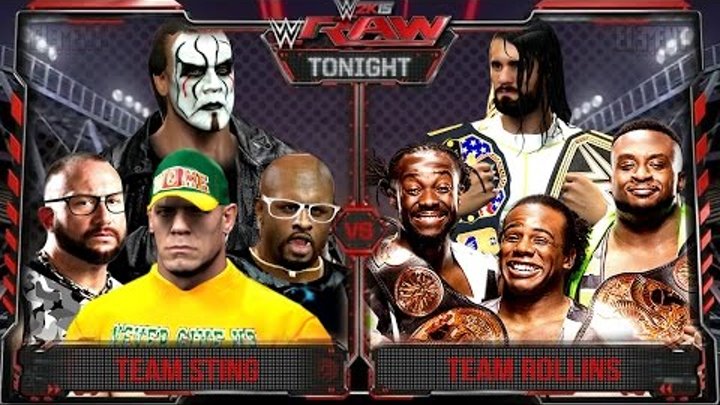 WWE RAW 2K15 : Sting, John Cena & Dudley Boyz vs Seth Rollins & New Day - 31/08/2015 Guest Booker WWE RAW 2K15 : Sting, John Cena & Dudley Boyz vs Seth Rollins & New Day - 31/08/2015 Guest Booker