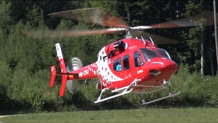 Gigantic Scale Rescue Helicopter Bell 429 Air-Zermatt turbine RC Model HB-ZSU A.L.K 2015 Switzerland