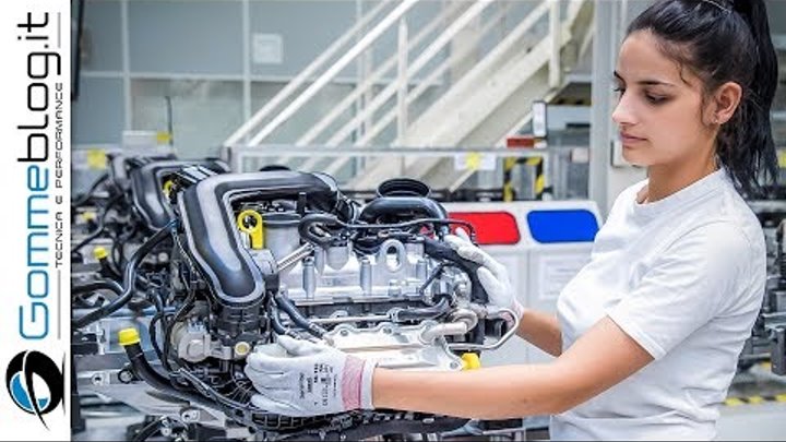 Audi ENGINE - Car Factory Production Assembly Line Audi ENGINE - Car Factory Production Assembly Line