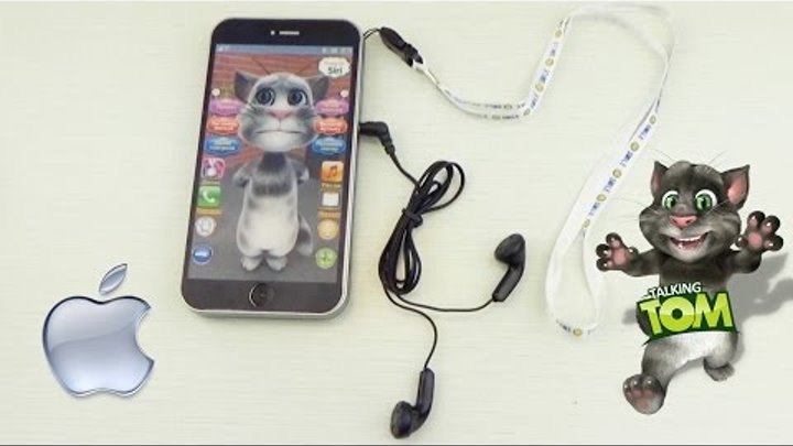 Телефон Кот Том Айфон - интерактивный с наушниками. Обзор игрушки. Toy phone review Телефон Кот Том Айфон - интерактивный с наушниками. Обзор игрушки. Toy phone review