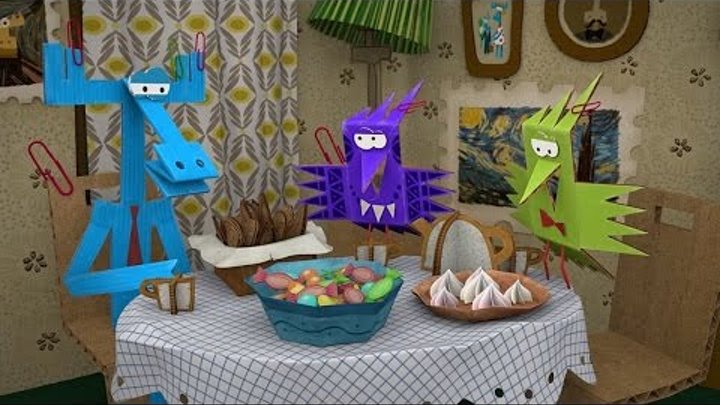 Мультфильм про оригами - По ту сторону земли - новая серия 36 Мультфильм про оригами - По ту сторону земли - новая серия 36