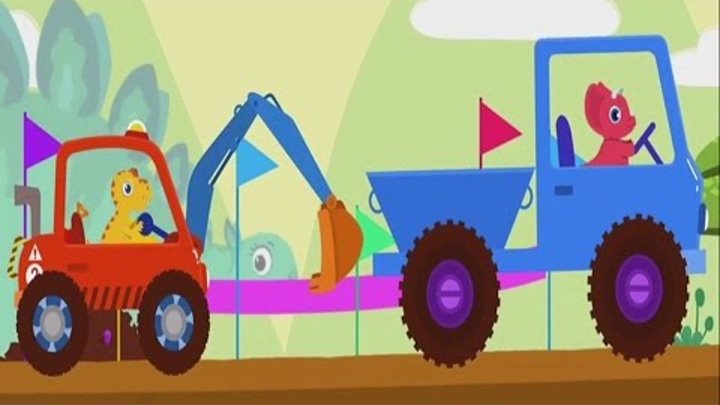 Мультфильмы для детей Рабочие машины Мультики про машинки Строительные машины
