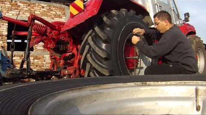 ХТЗ Т-150 New tractor tires / Шины Кама Р12