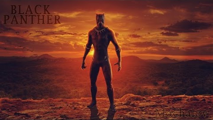 Черная пантера в фотошопе. Марвел(Black Panther speed photoshop)