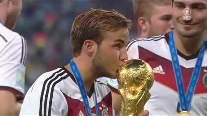 Siegerehrung vom WM Finale 2014 | Deutschland vs. Argentinien (1:0)