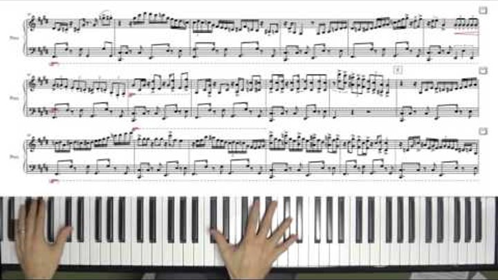 Fantasie Impromptu Solo Piano Jazz Arrangement with Sheet Music