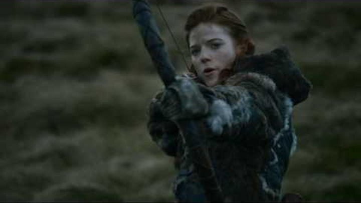 Игра престолов.3 сезон. Игритт стреляет в Джона. ED. Игра престолов.3 сезон. Игритт стреляет в Джона. ED.