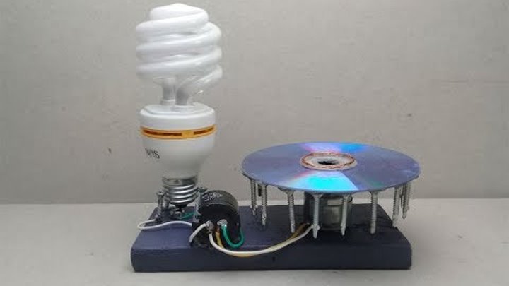 free energy light bulbs generator with magnets _ science projects / 2019,at home