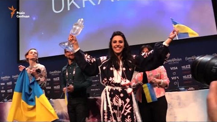 Прес-конференція Джамали після перемоги на «Євробаченні-2016»
