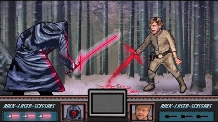 Pixel Twins - Video Game Star wars episode VII trailer - The 8 bit force awakens