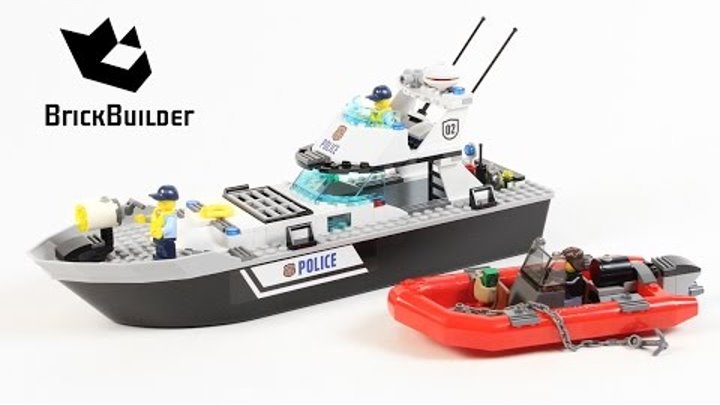 Lego City 60129 Police Patrol Boat - Lego Speed Build