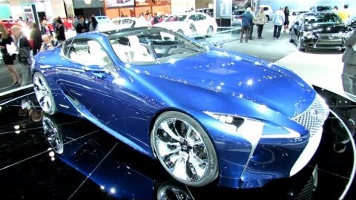 Lexus LF-LC Hybrid Sport Coupe Concept - Exterior Walkaround - 2012 Los Angeles Auto Show