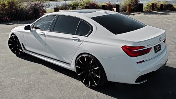 2016 BMW 750i on 24" Lexani Wheels смотреть онлайн 2016 BMW 750i on 24" Lexani Wheels