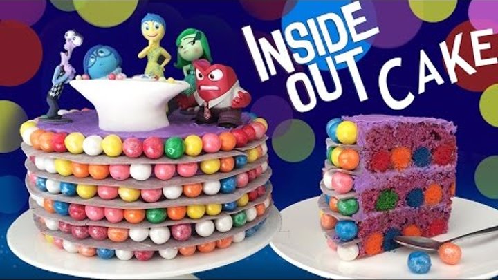 INSIDE OUT CAKE How To Cook That Ann Reardon Disney Pixar Movie Cake