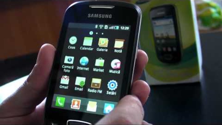 Samsung Galaxy Mini S5570 review HD ( in Romana ) - www.TelefonulTau.eu -