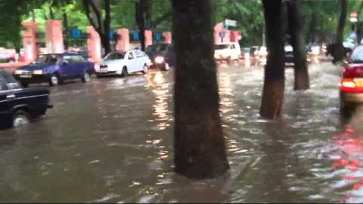 Потоп в Одессе. Французский бульвар. 24.05.12