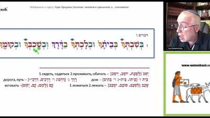 Библейский иврит для начинающих. Урок 7. Книга Бытие 2:6-7