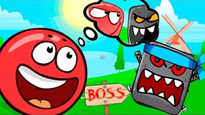 Красный шар мультик игра #2 Детский летсплей Red Ball игровой мультфильм для детей - несносный шар Красный шар мультик игра #2 Детский летсплей Red Ball игровой мультфильм для детей - несносный шар