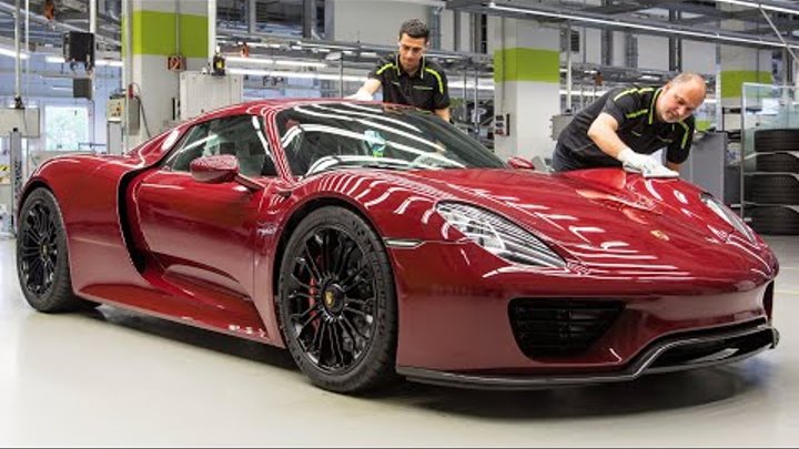 Porsche 918 Spyder Assembly Line смотреть онлайн Porsche 918 Spyder Assembly Line