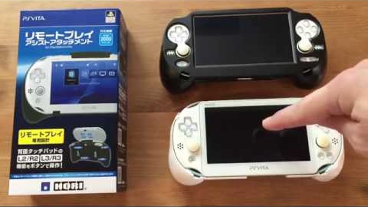 PS Vita L3/R3 Remote Play Assist Attachment Unboxing & Game Play