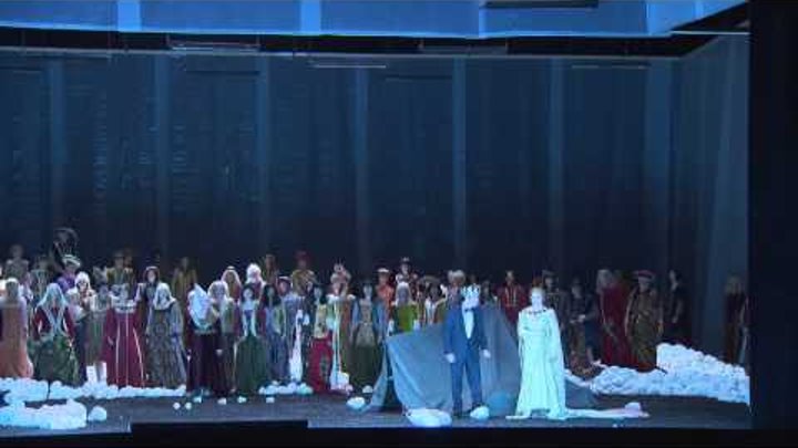 Anna Netrebko in the final scene of Act II from Verdi's MACBETH