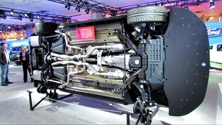 2012 Ford Mustang Boss 302 Laguna Seca Underbody detailed view 2012 New York Autoshow