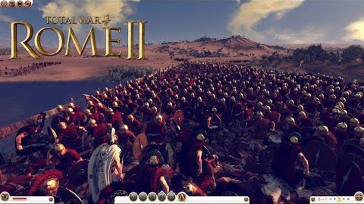 Rome Total War 2 Massive Battles - 300 Spartans vs 10,000 Melee Infantry [Ultra/1080p]